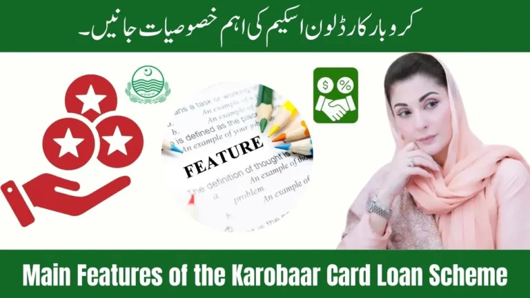 Main Features of the Karobaar Card Loan Scheme